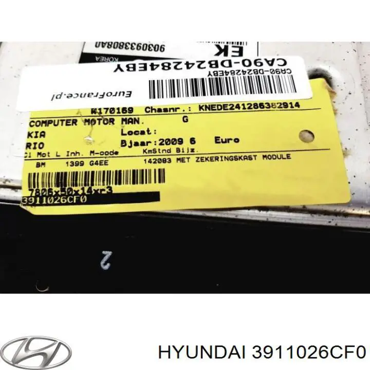 3911026CF0 Hyundai/Kia 