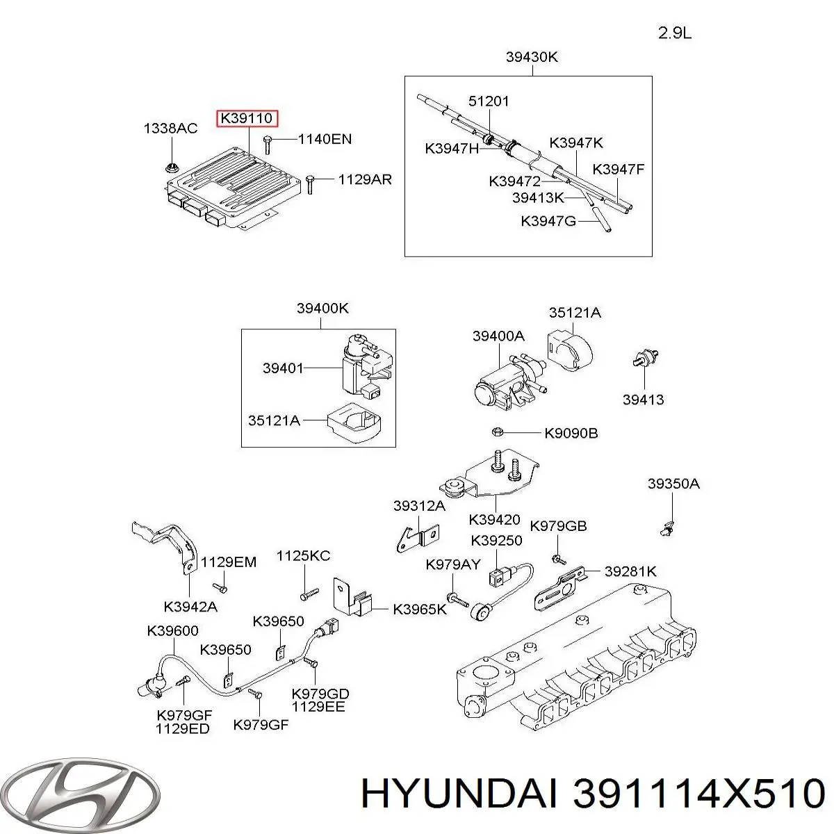 391114X510 Hyundai/Kia 