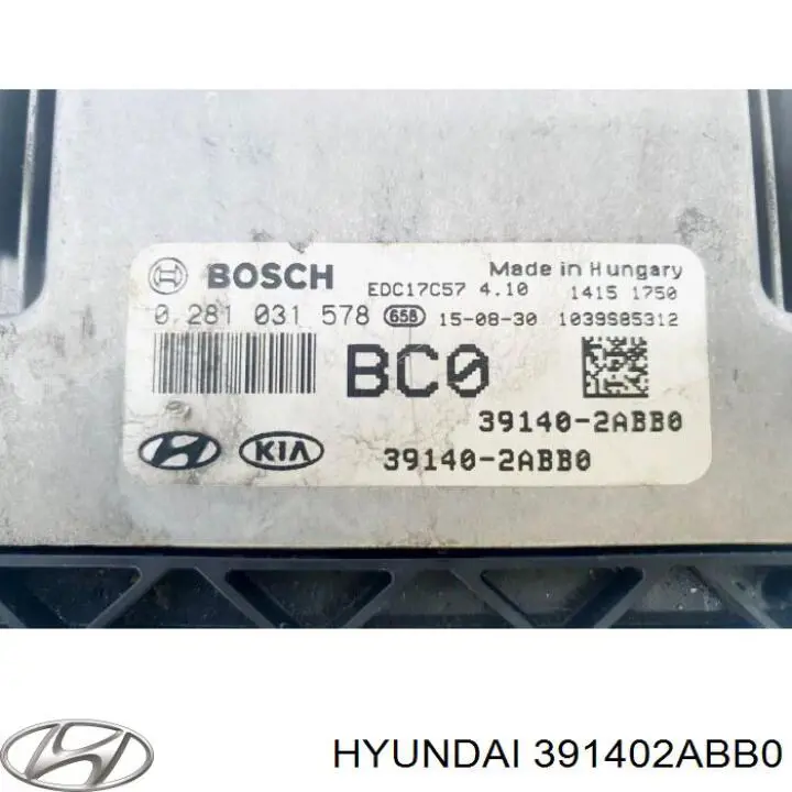  Hyundai/Kia 391402ABB0 ціна, від 58.60 USD