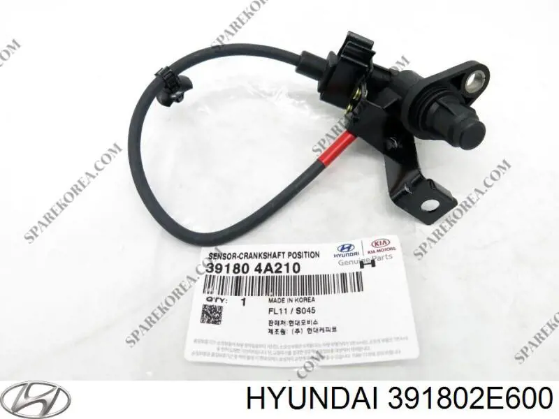 Датчик обертів колінвалу Hyundai/Kia 391802E600 ціна, від 37.86 USD