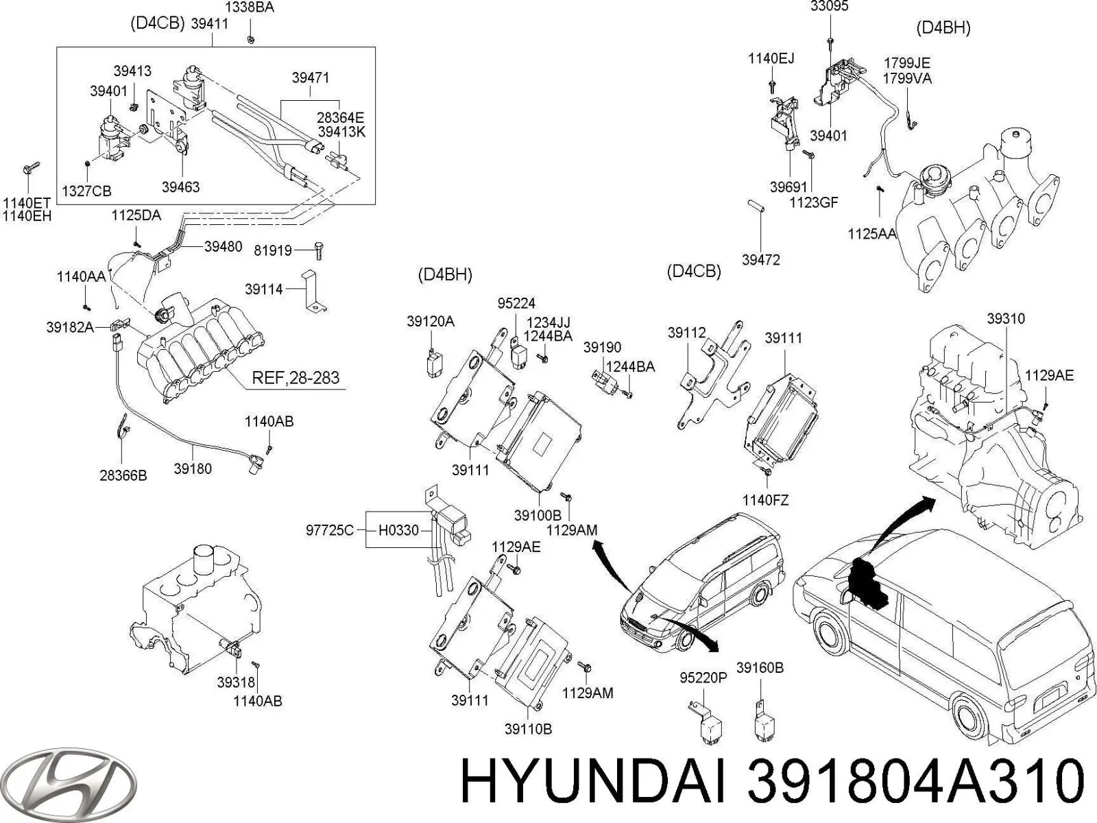 Датчик обертів колінвалу Hyundai/Kia 391804A310 ціна, від 26.38 USD