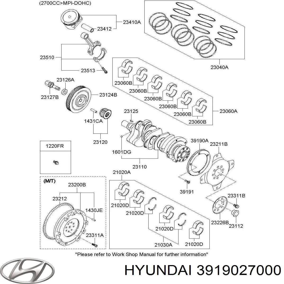  3919027000 Hyundai/Kia