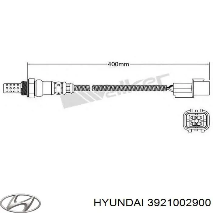 Лямбдазонд, датчик кисню до каталізатора Hyundai/Kia 3921002900 ціна, від 25.84 USD