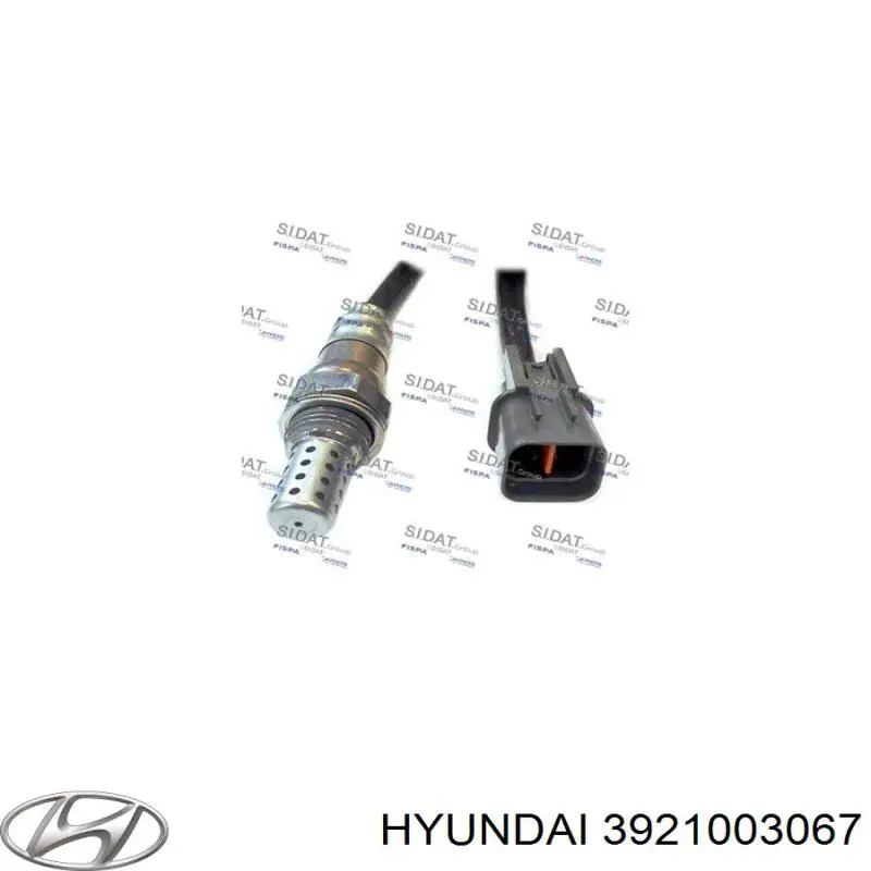 3921003067 Hyundai/Kia лямбда-зонд, датчик кисню після каталізатора