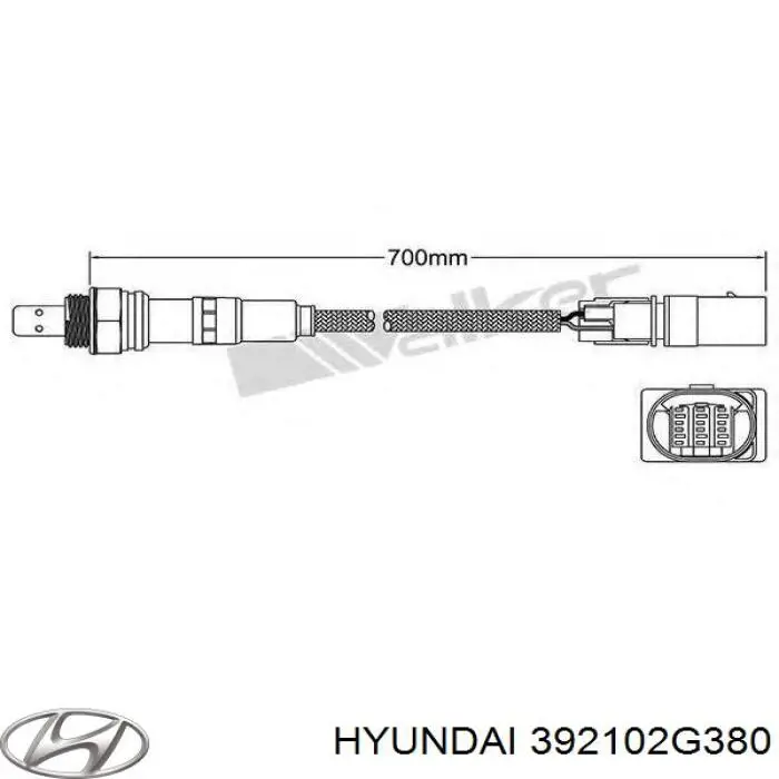 Купити 392102G380 Hyundai/Kia Лямбда зонд, датчик кисню
