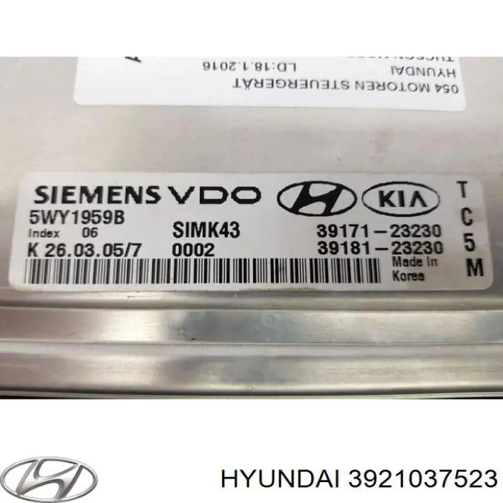 Купити 3921037523 Hyundai/Kia 