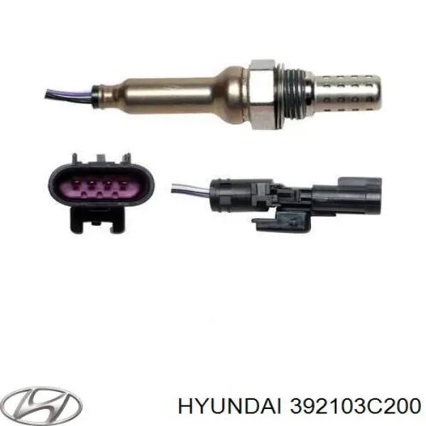 Купити 392103C200 Hyundai/Kia Лямбда-зонд, датчик кисню після каталізатора, правий