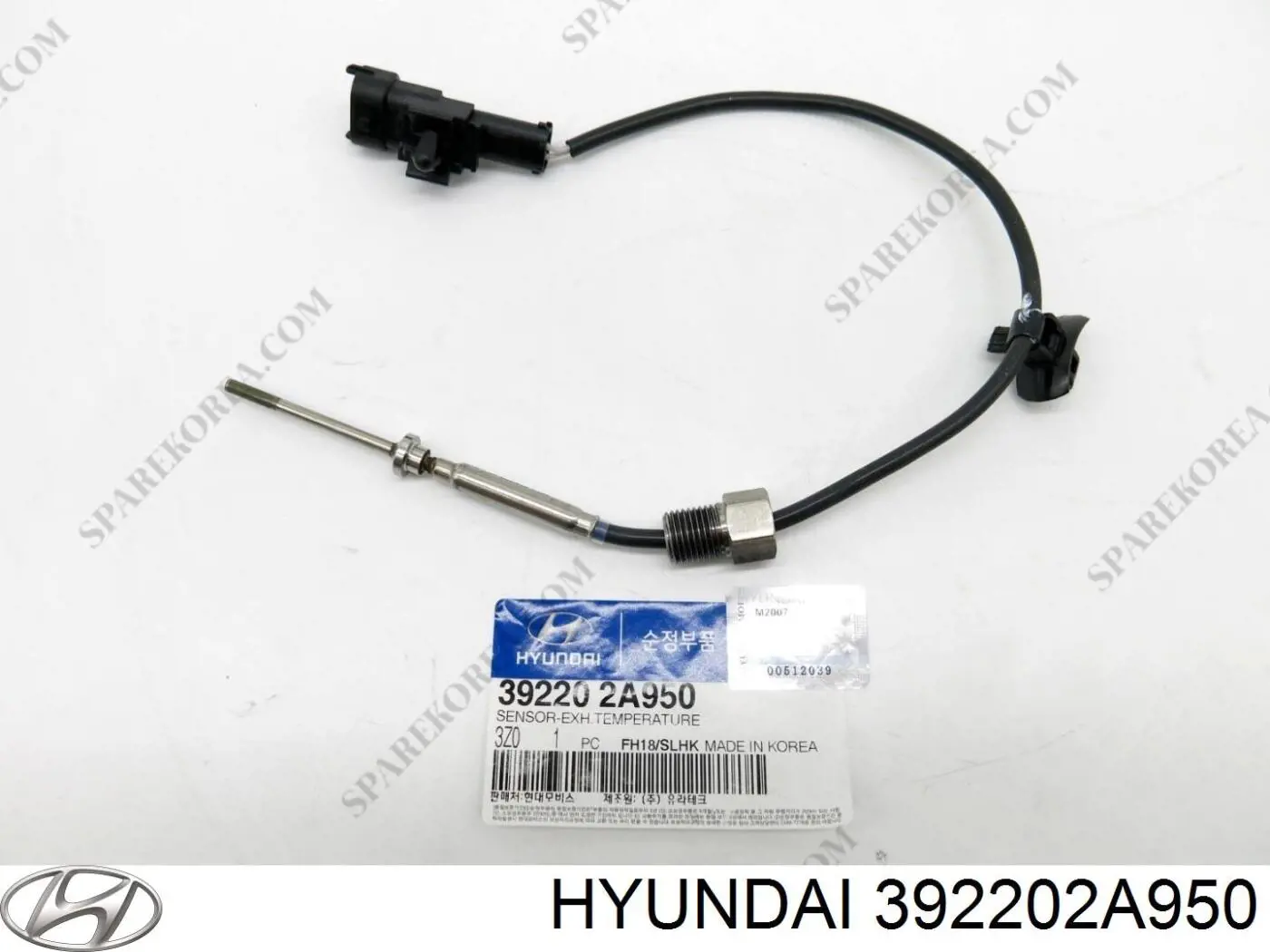 Купити 392202A950 Hyundai/Kia Датчик температури відпрацьованих газів (ВГ), перед турбіною
