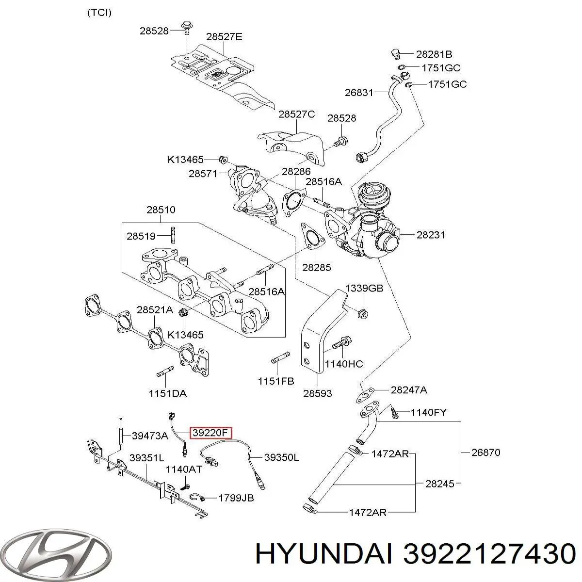  3922127430 Hyundai/Kia