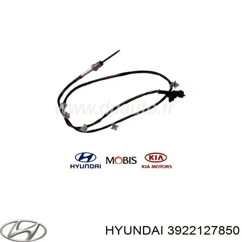 3922127850 Hyundai/Kia Датчик температури відпрацьованих газів (ВГ), після фільтр сажі