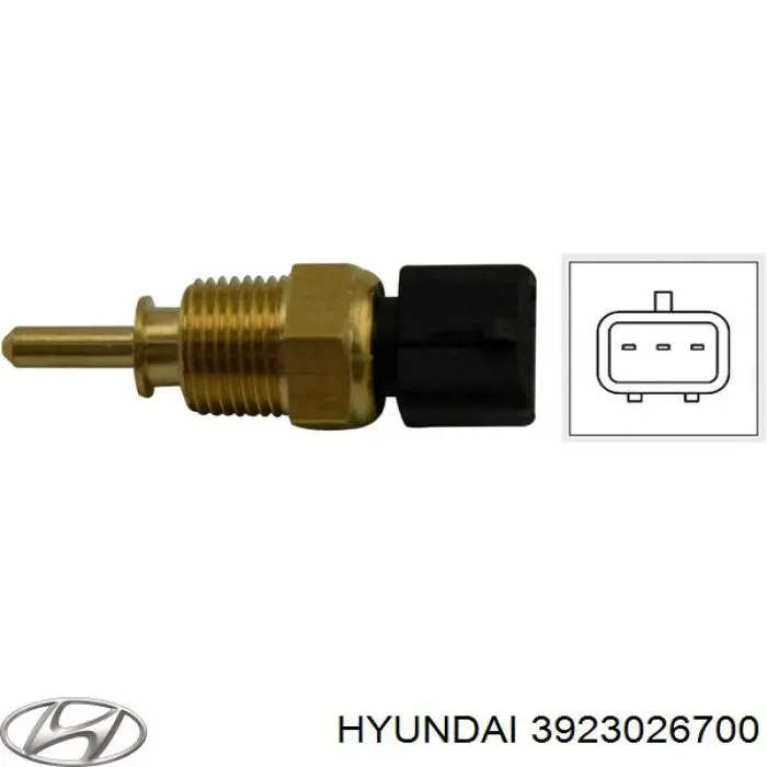 Датчик температури охолоджуючої рідини 3923026700 Hyundai/Kia