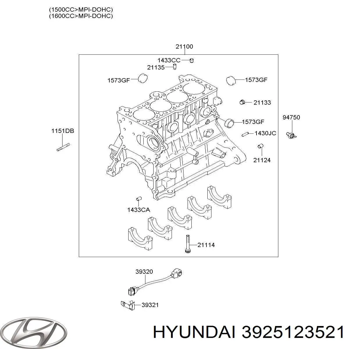  3925123521 Hyundai/Kia