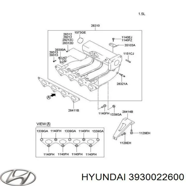 МАП Сенсор 3930022600 Hyundai/Kia