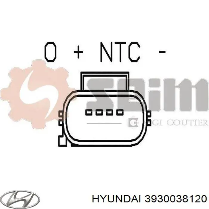 Купити 3930038120 Hyundai/Kia Датчик абсолютного тиску