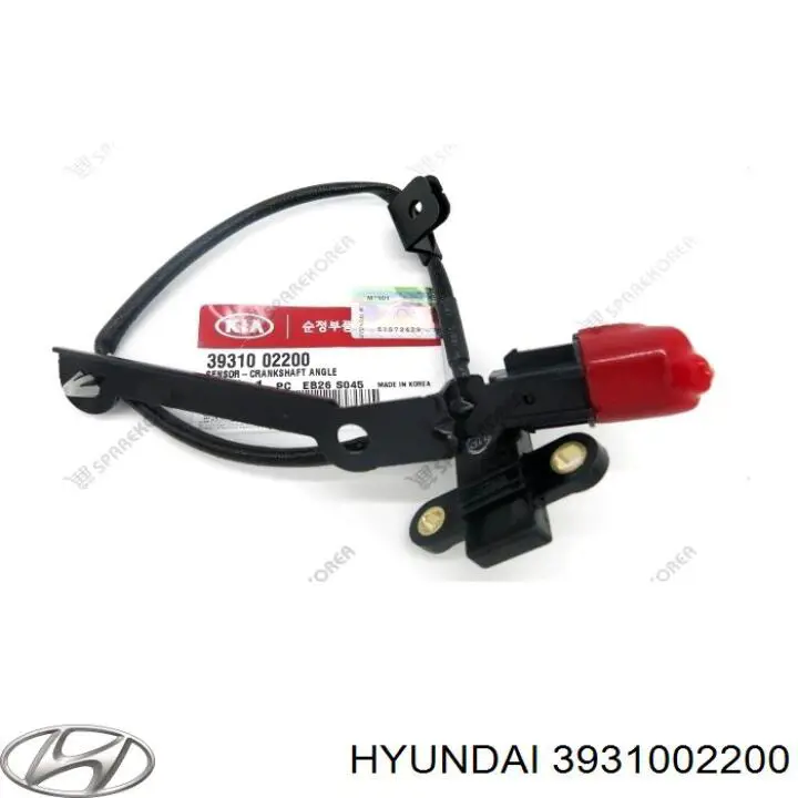 Датчик положення колінвала Hyundai/Kia 3931002200