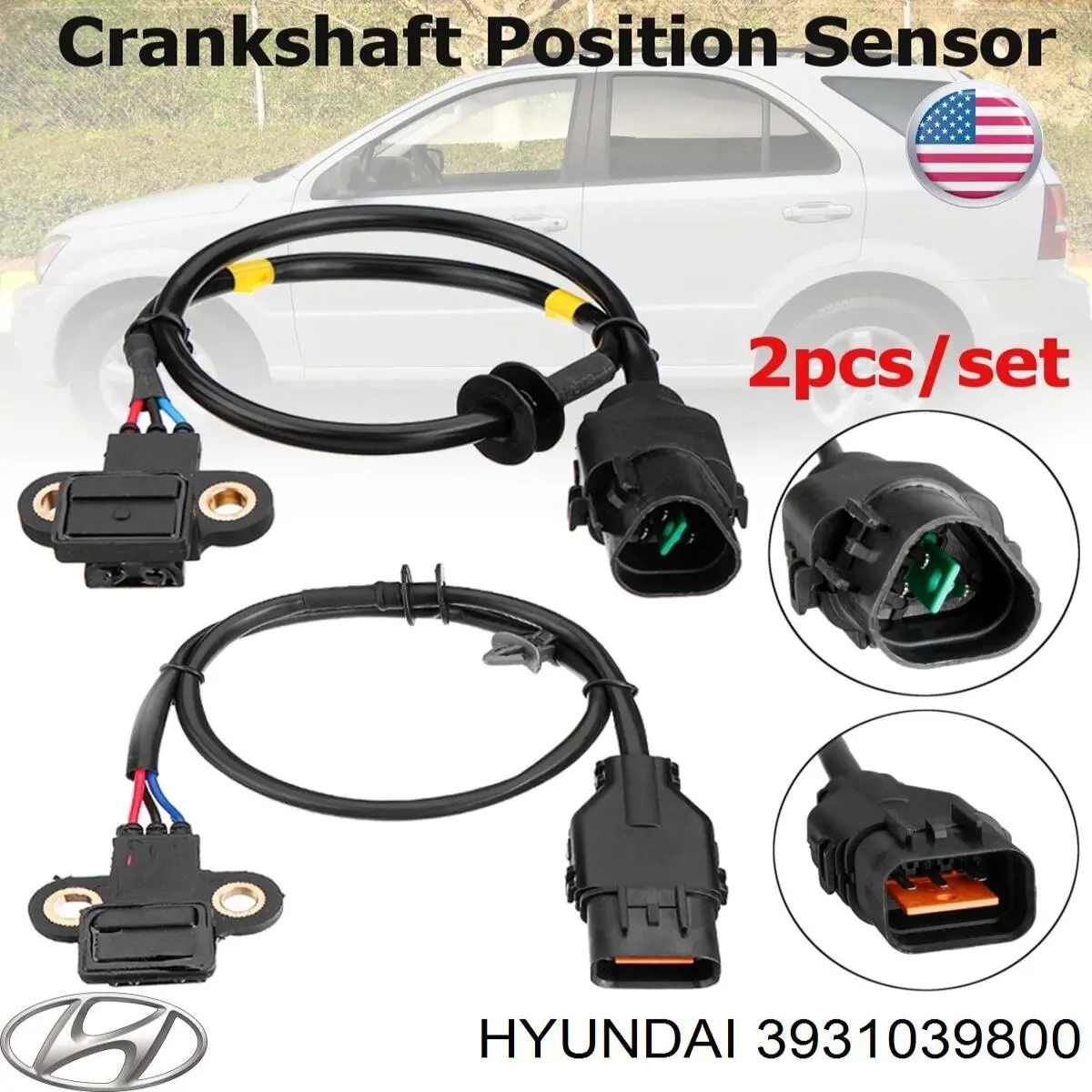 Датчик обертів колінвалу Hyundai/Kia 3931039800 ціна, від 17.06 USD