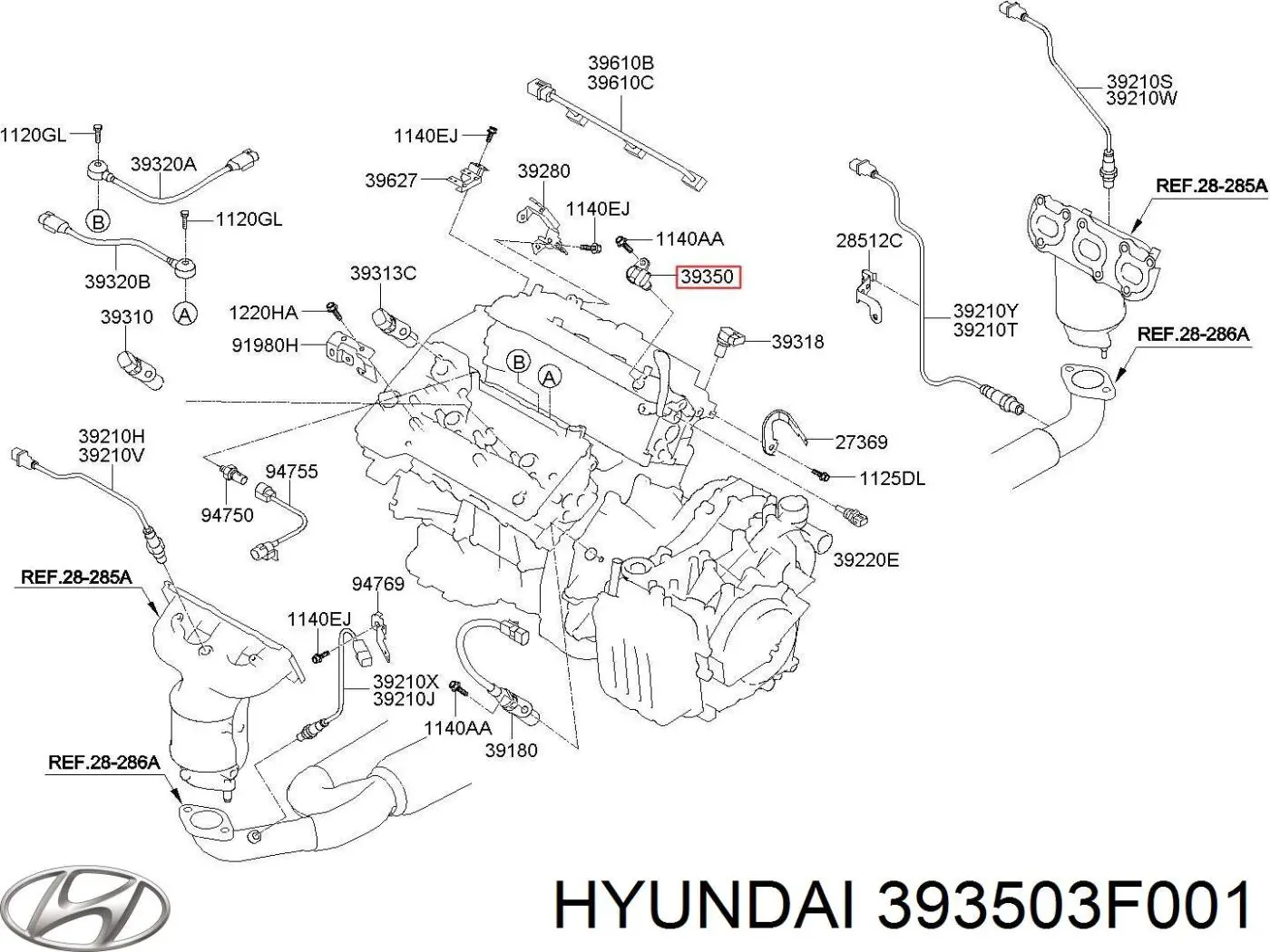 Купити 393503F001 Hyundai/Kia 