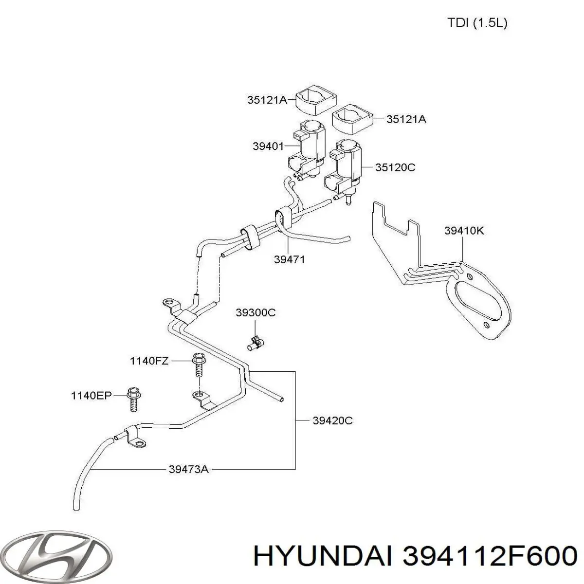  394112F600 Hyundai/Kia