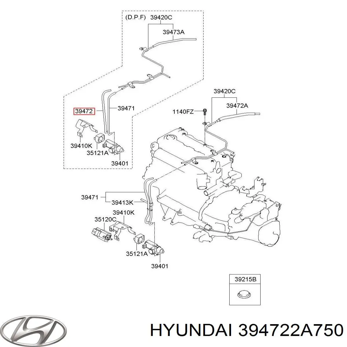  Hyundai/Kia 394722A750 ціна, від 11.40 USD