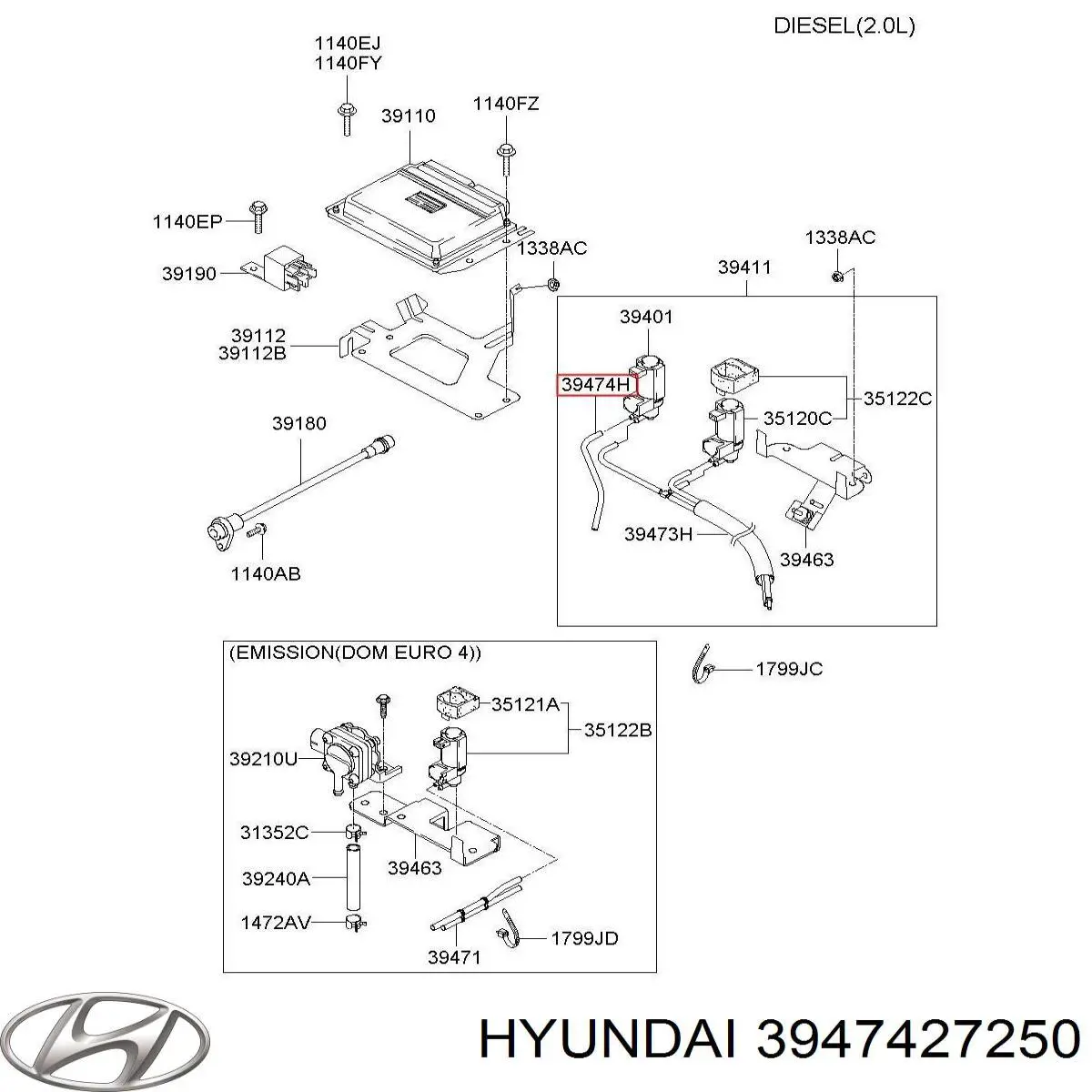  3947427250 Hyundai/Kia