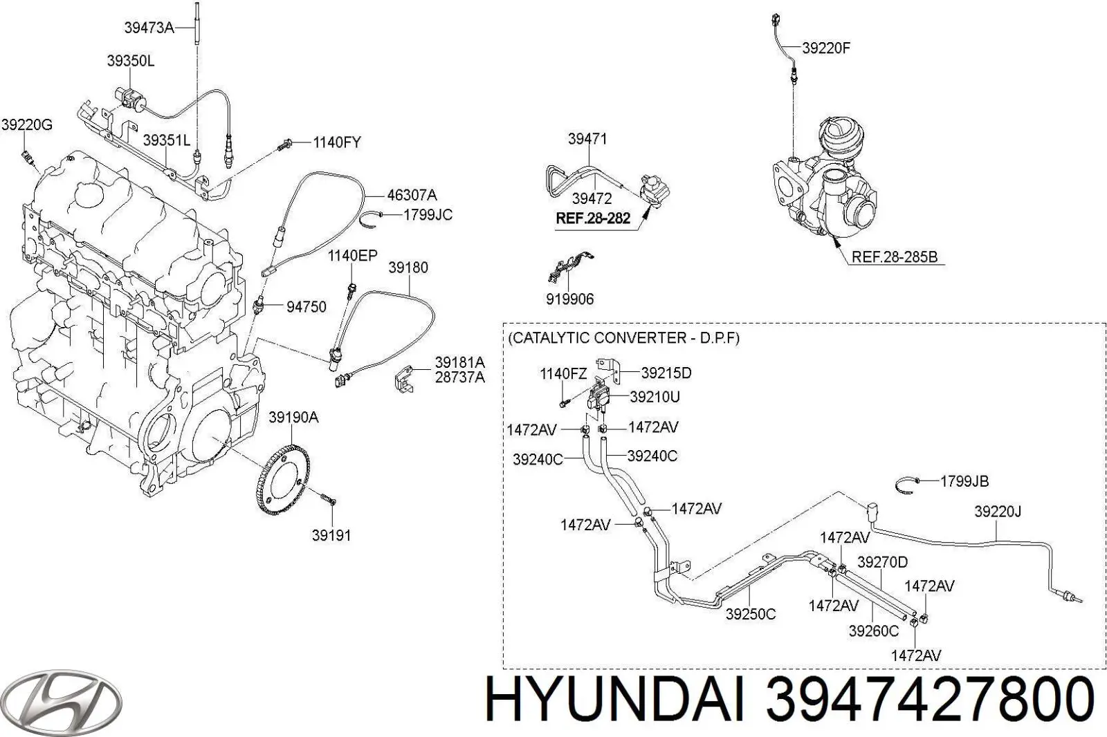 3947427800 Hyundai/Kia 