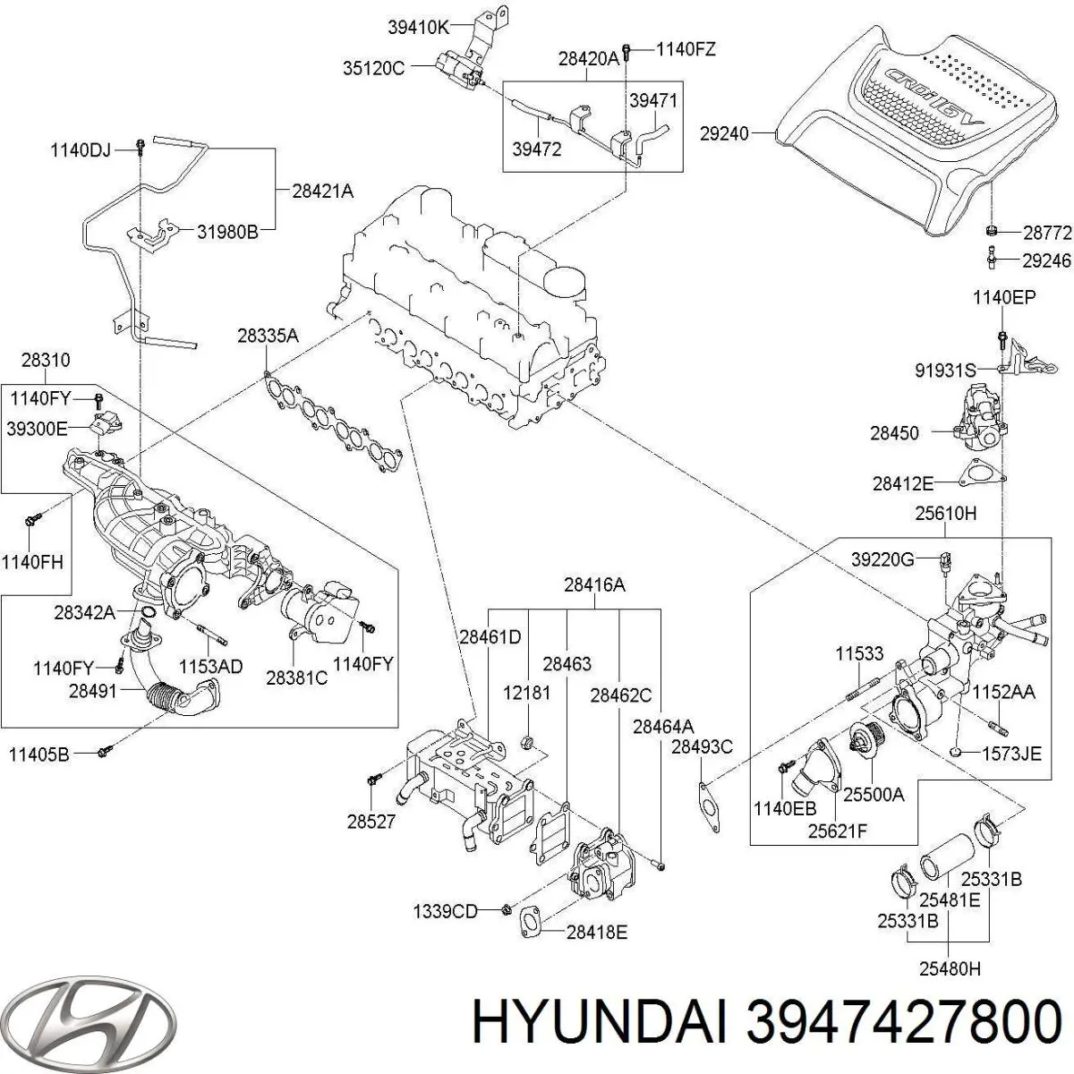 Купити 3947427800 Hyundai/Kia 