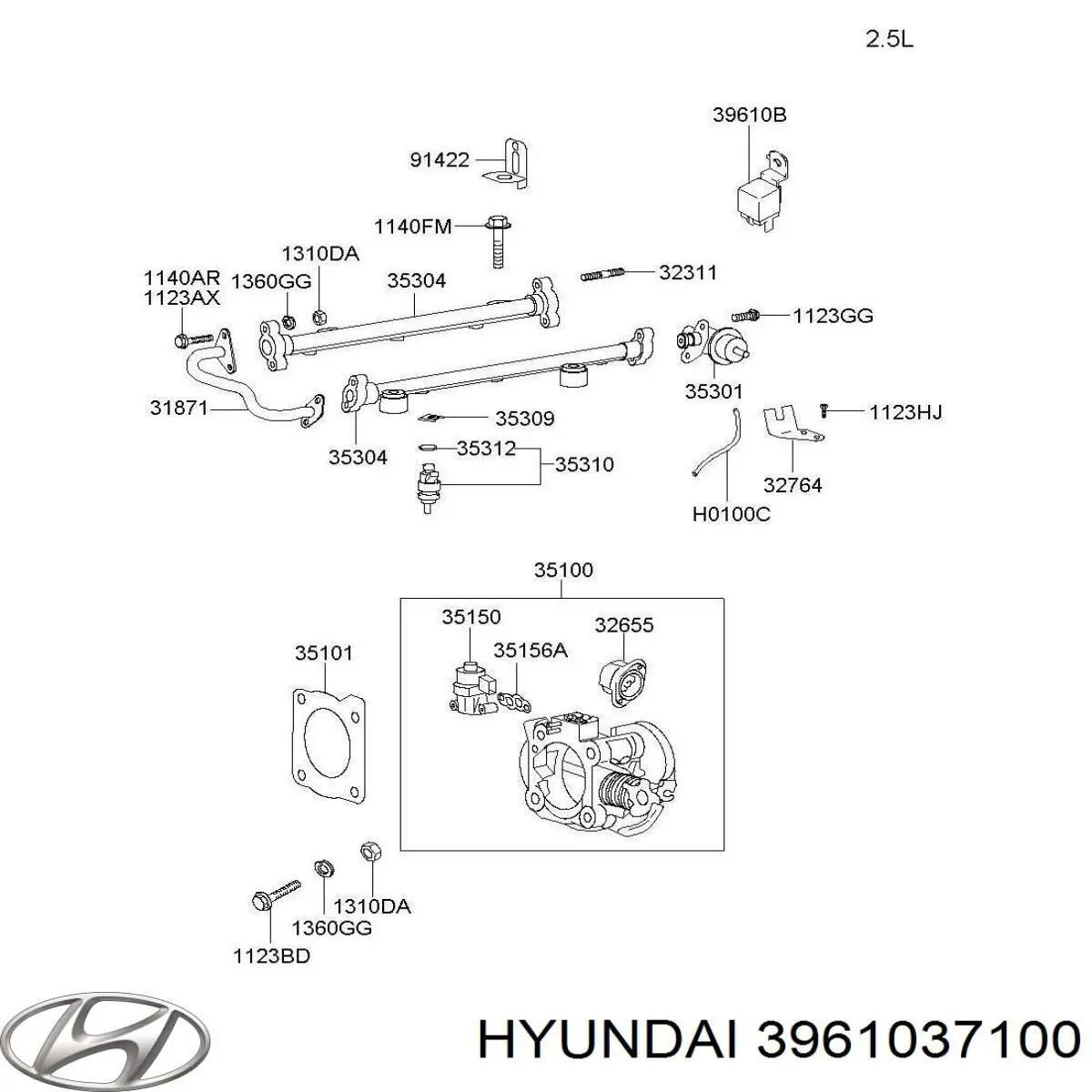 3961037100 Hyundai/Kia 