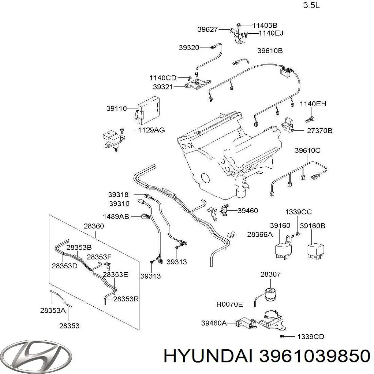 3961039850 Hyundai/Kia 