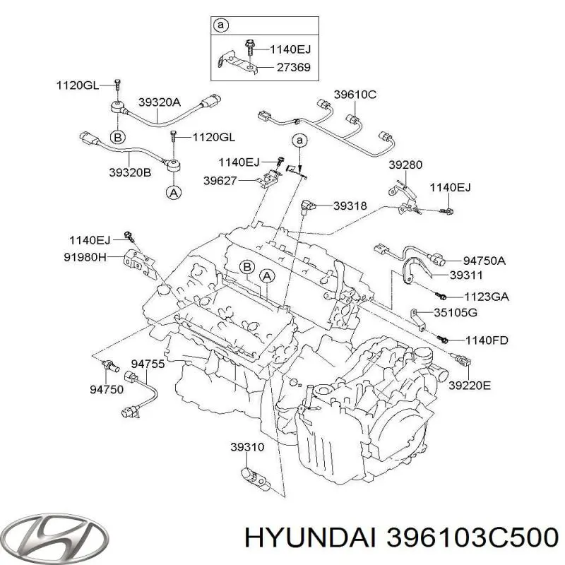 Купити 396103C500 Hyundai/Kia 