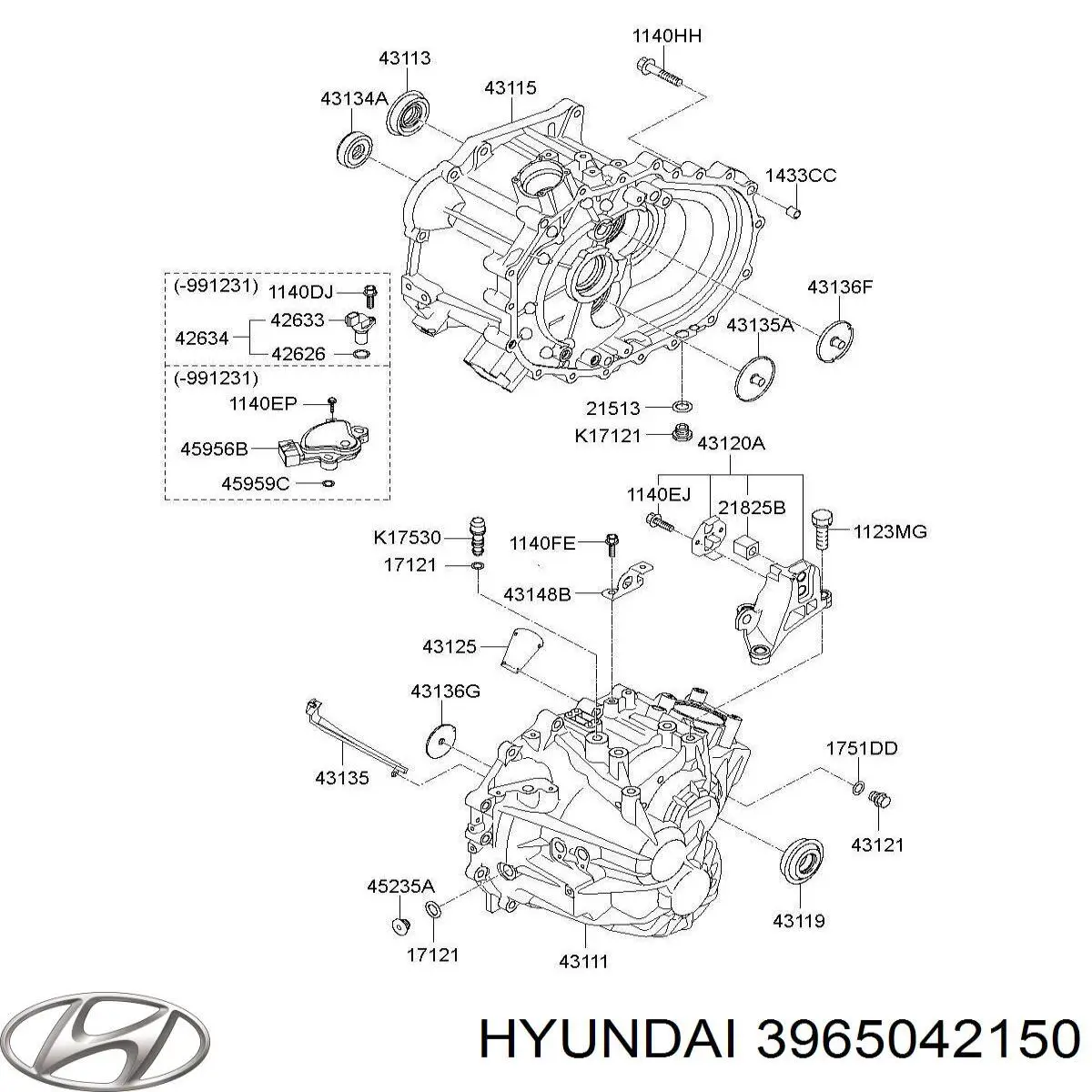 Купити 3965042150 Hyundai/Kia Датчик положення (оборотів) коленвалу