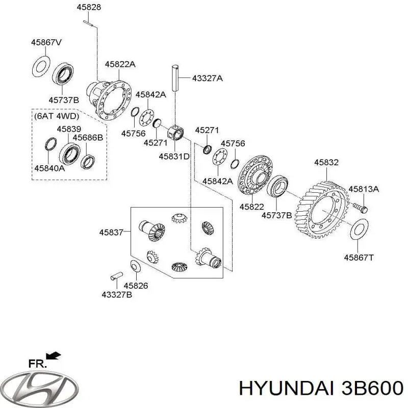Купити 3B600 Hyundai/Kia 