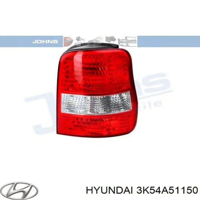 Купити 3K54A51150 Hyundai/Kia Задня права фара