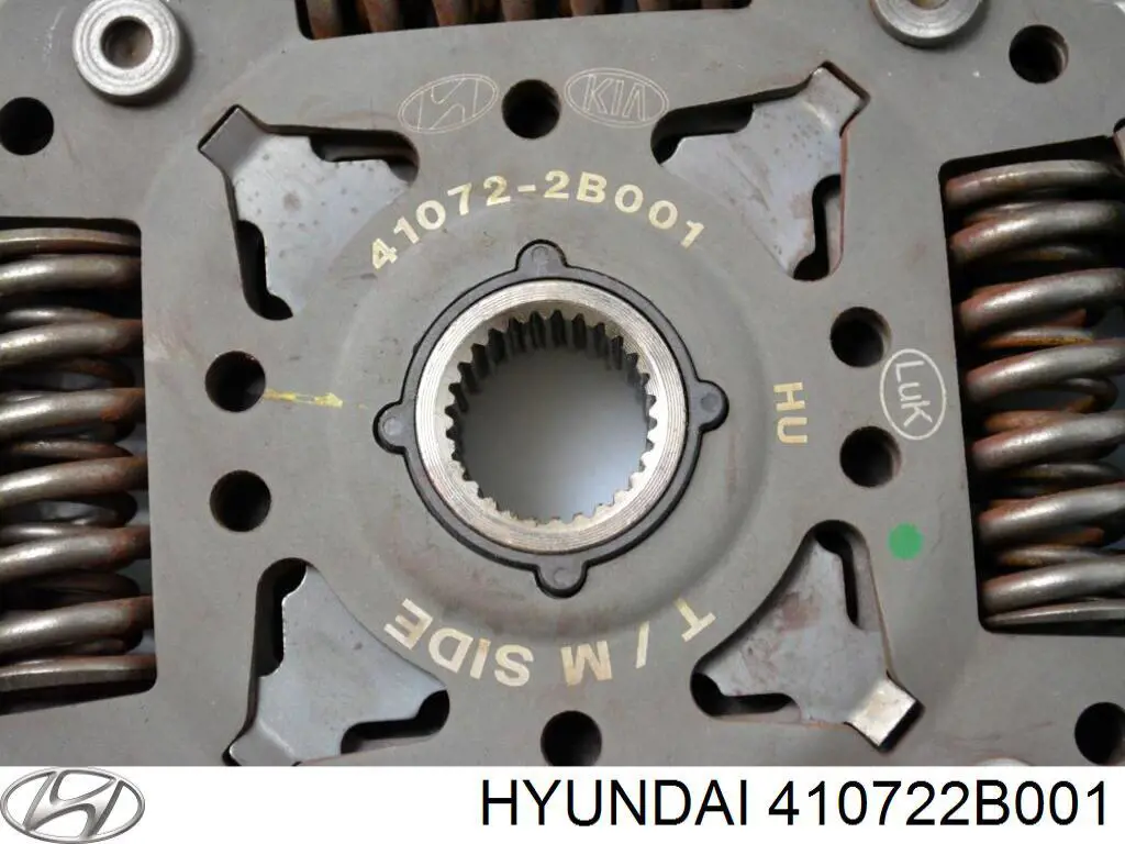 Диск зчеплення ведений Hyundai/Kia 410722B001