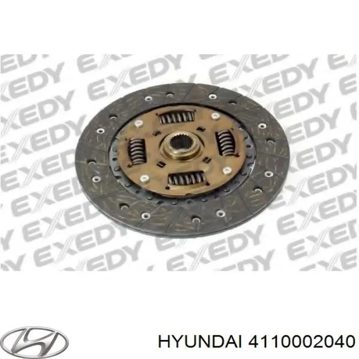 Зчеплення Hyundai/Kia 4110002040 ціна, від 36.75 USD