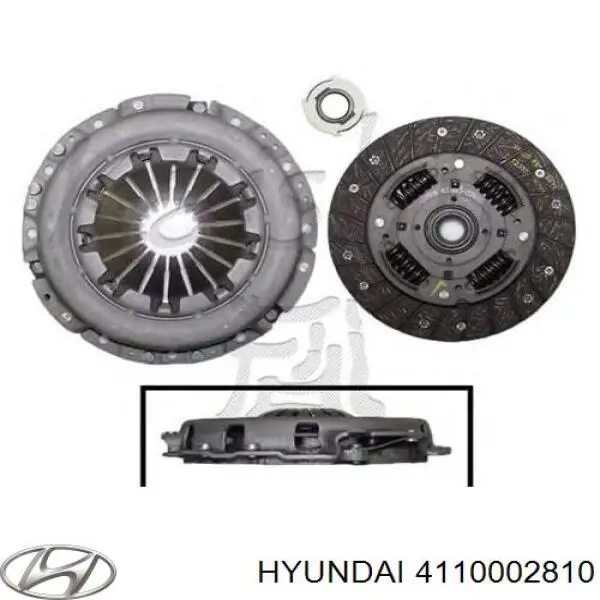 Зчеплення Hyundai/Kia 4110002810 ціна, від 33.57 USD