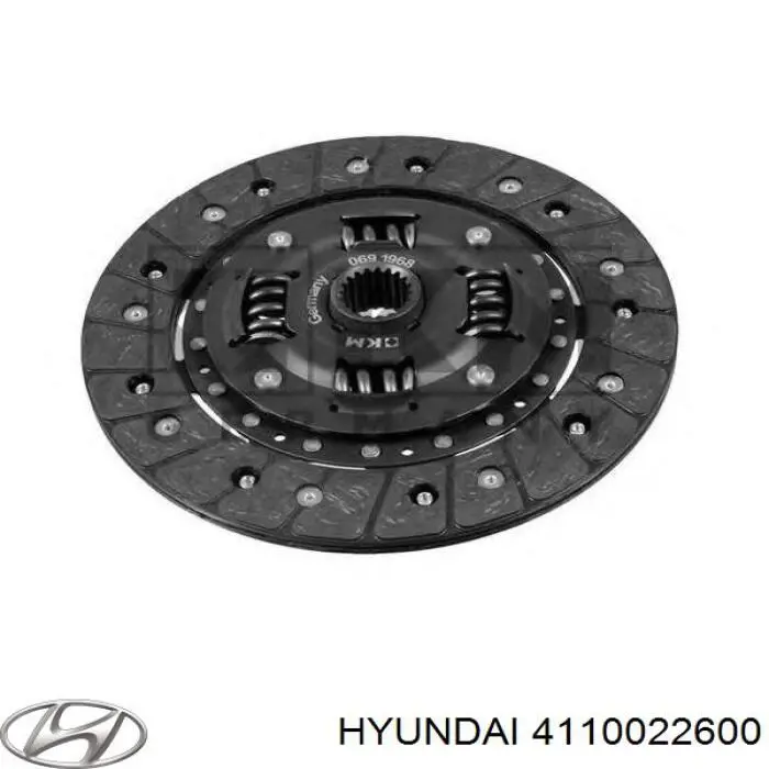 4110022600 Hyundai/Kia диск зчеплення