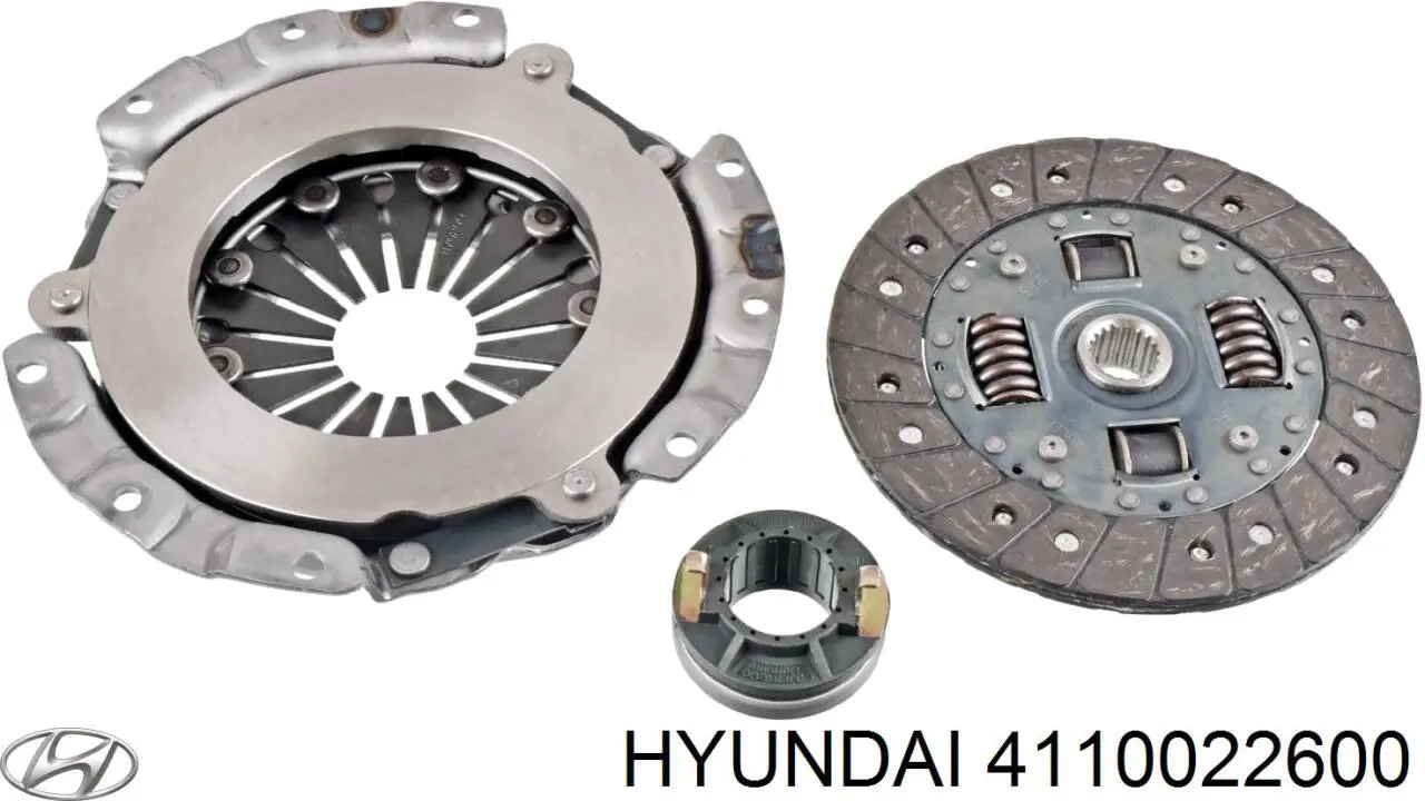 Купити 4110022600 Hyundai/Kia Диск зчеплення