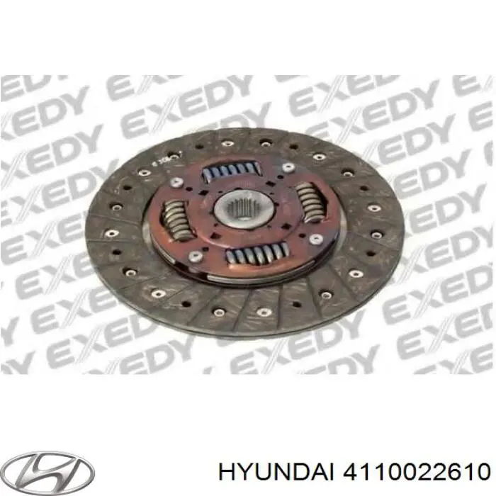 4110022610 Hyundai/Kia диск зчеплення