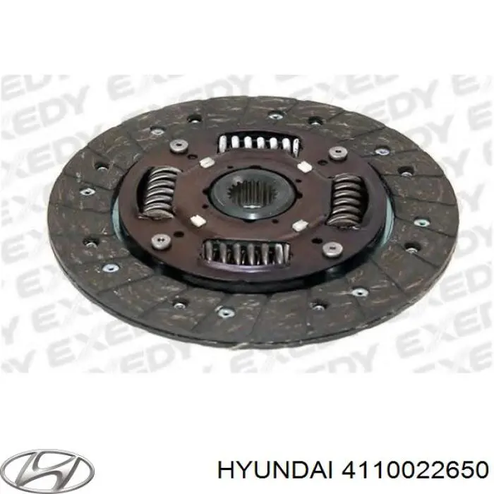 S4110022650 Hyundai/Kia диск зчеплення