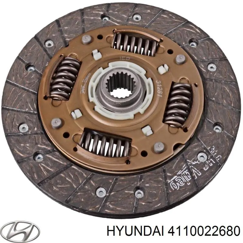 Зчеплення Hyundai/Kia 4110022680 ціна, від 39.04 USD