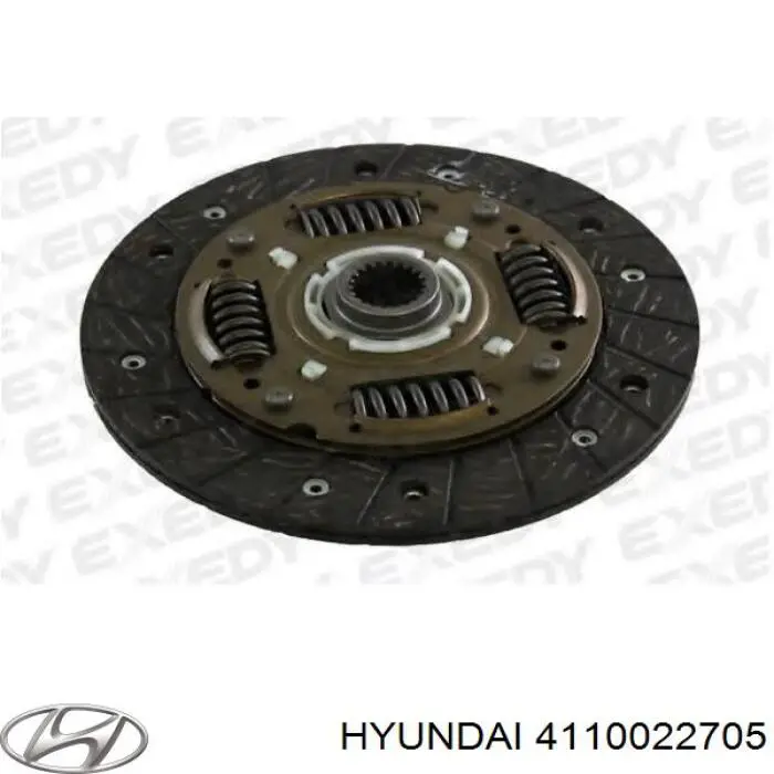 4110022705 Hyundai/Kia Диск зчеплення