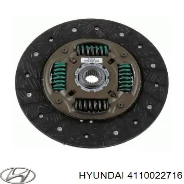 Купити 4110022716 Hyundai/Kia Диск зчеплення