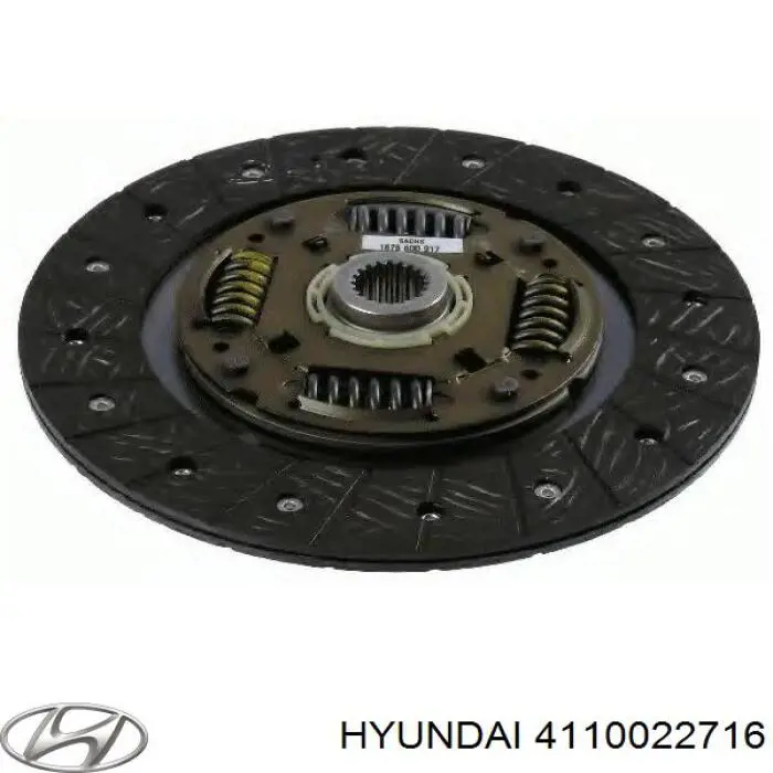 4110022716 Hyundai/Kia диск зчеплення