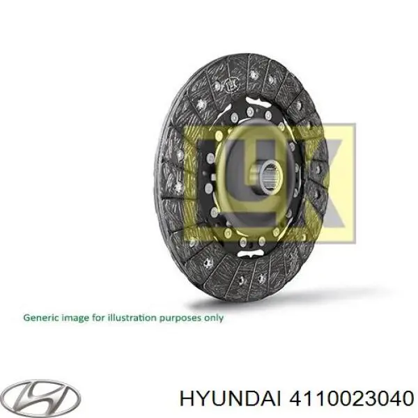 4110023040 Hyundai/Kia Диск зчеплення