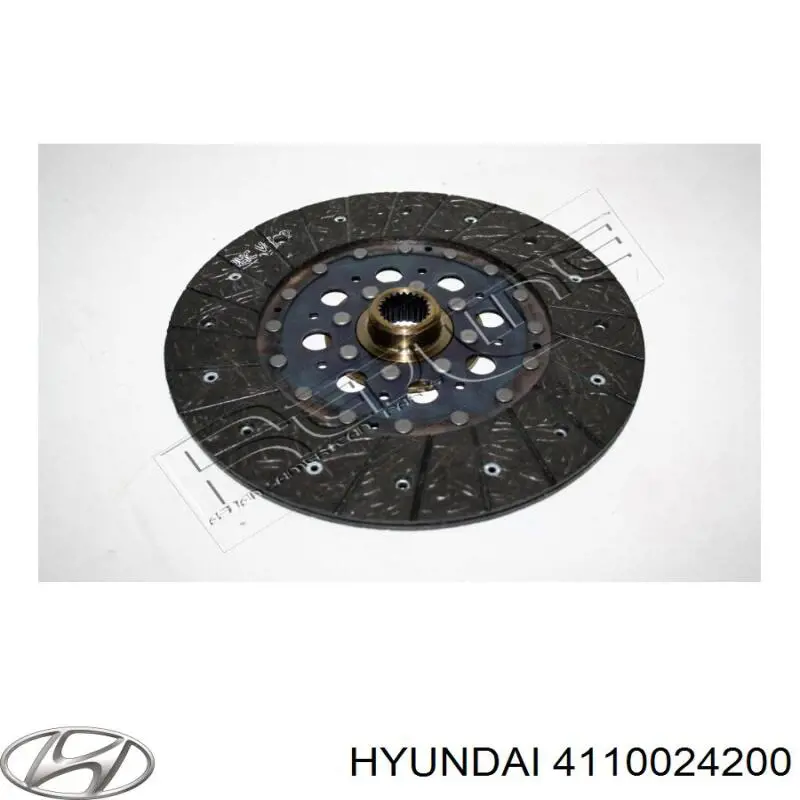 4110024200 Hyundai/Kia диск зчеплення