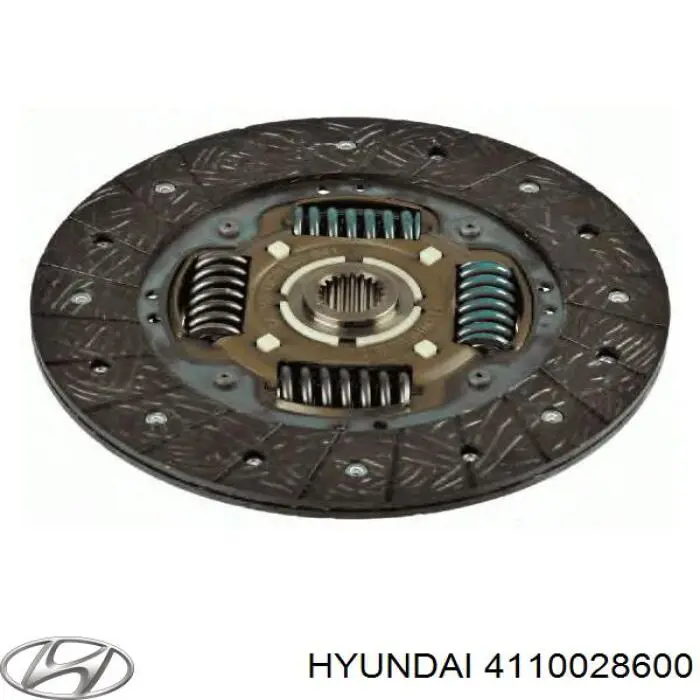 Купити 4110028600 Hyundai/Kia Диск зчеплення