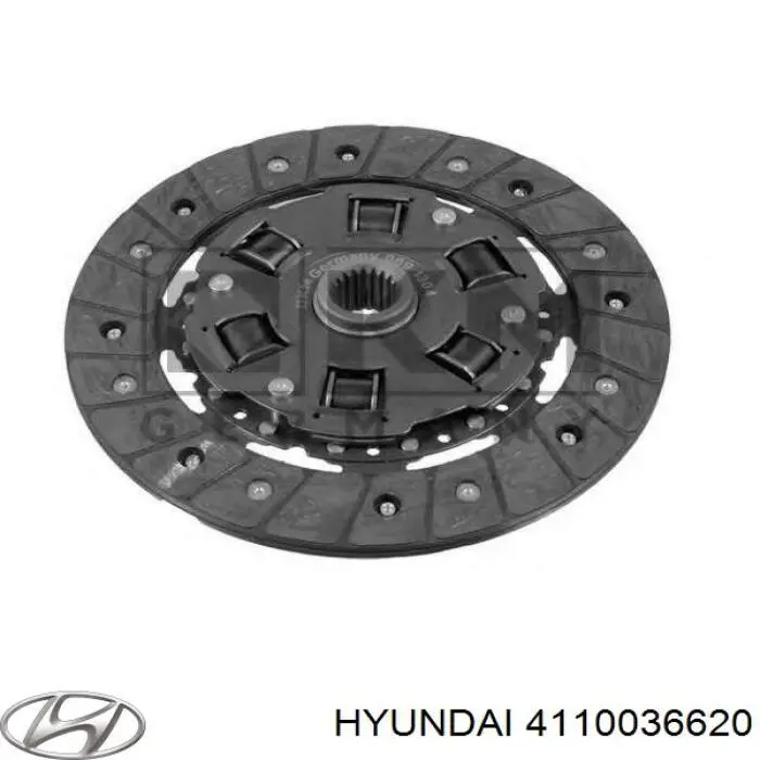 Купити 4110036620 Hyundai/Kia Диск зчеплення