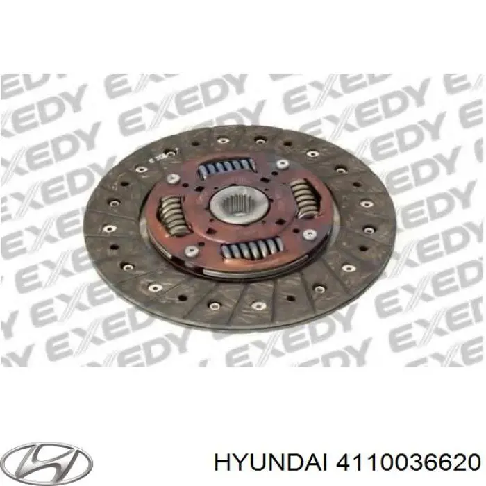 4110036620 Hyundai/Kia диск зчеплення