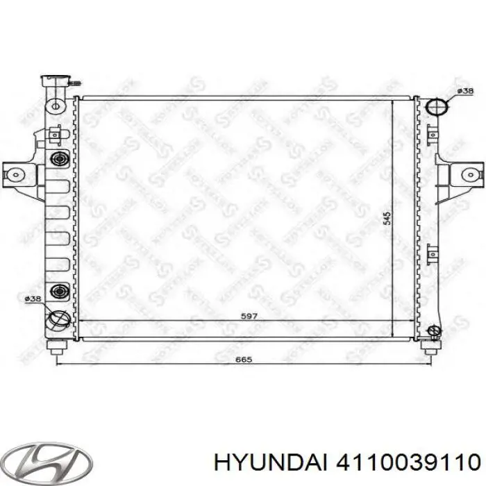 4110039110 Hyundai/Kia диск зчеплення