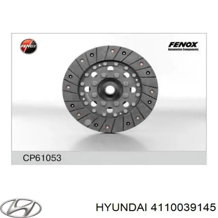 Купити 4110039145 Hyundai/Kia Диск зчеплення